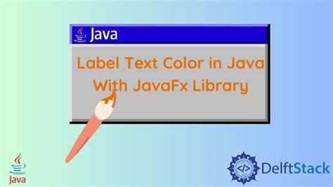 Java Label Text Color