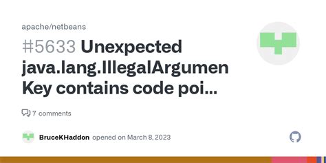 Java Lang Illegalargumentexception Key Contains Code Point U 0000