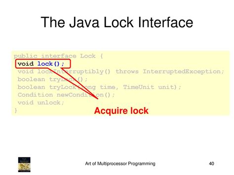 Java Lock Lockinterruptibly