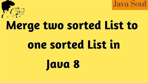 java merge two lists