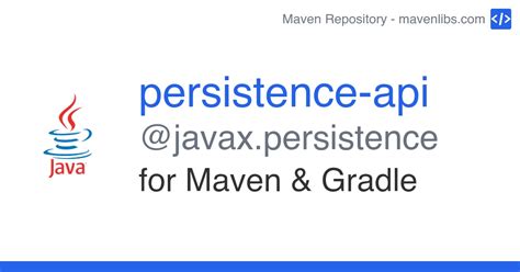 java persistence api maven