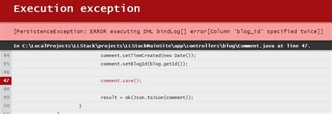 java persistenceexception