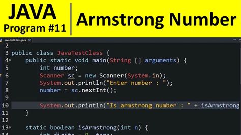 java program to find armstrong number using scanner class