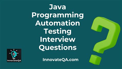 java programming interview questions for automation testing with answers pdf