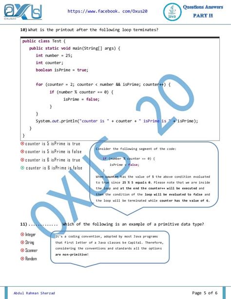 java programming questions and answers