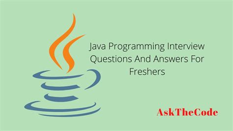 java programming questions and answers for freshers