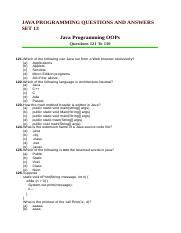 java programming questions and answers pdf for freshers