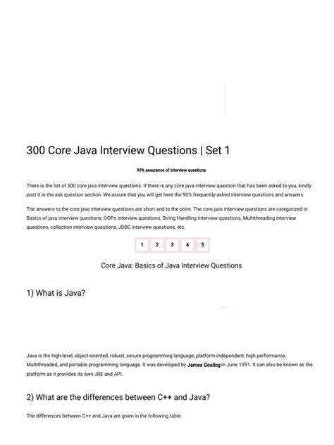 java programming questions for interview javatpoint