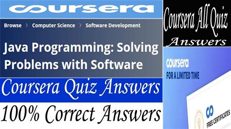 java programming solving problems with software coursera quiz answers