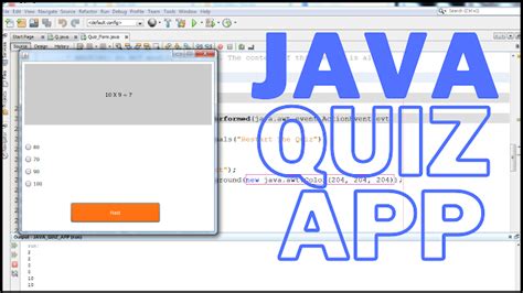 java quiz code example