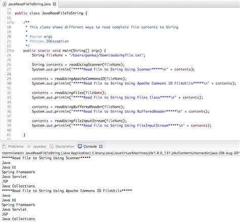 Java Read And Write String To File