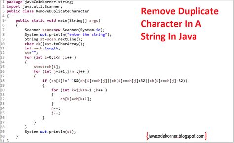 Java Remove Repeated Characters From String