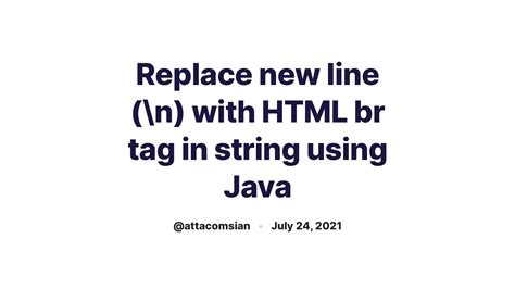 Java Replace Newline With N