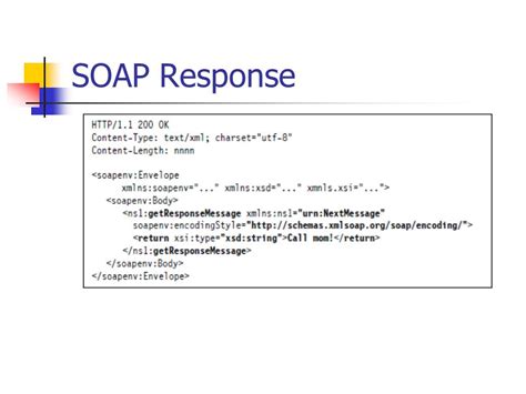 Java Soap Response