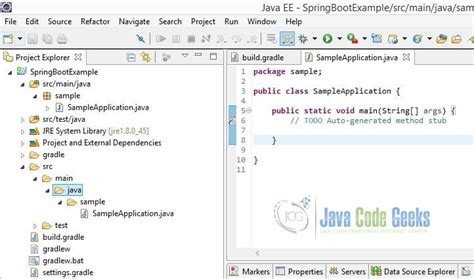 java spring boot simple project