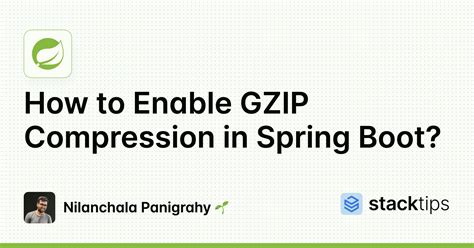 Java Spring Gzip Compression