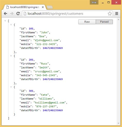 java spring rest controller example
