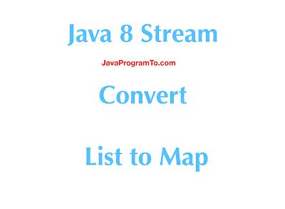 java stream convert object to map