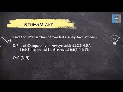 java stream find intersection of two lists