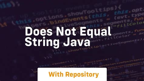 Java String Does Not Equal