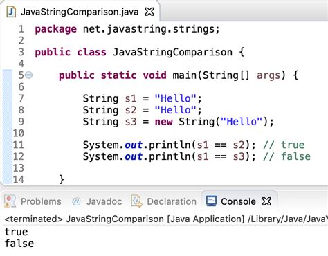 Java String Package