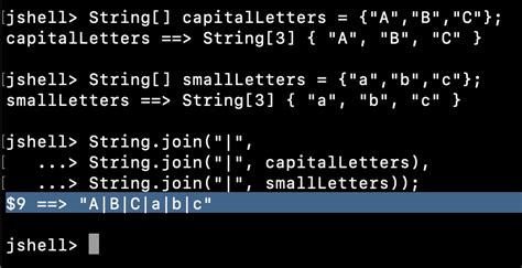 Java Strings Join Array