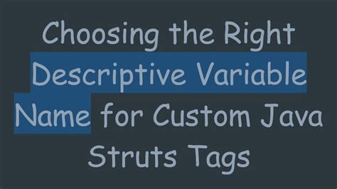 Java Struts Tags