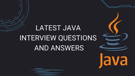 java technical interview questions and answers for freshers