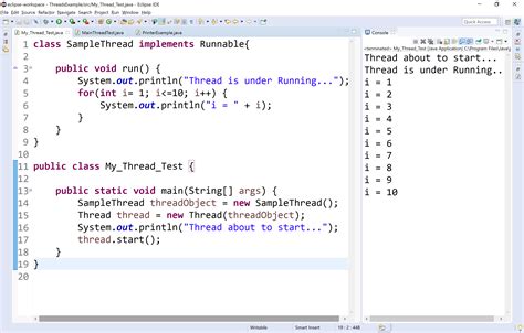 Java Thread Using Runnable Interface Example