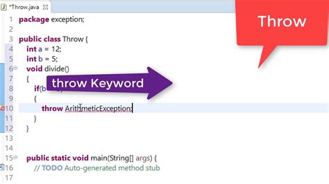 Java Throw Exception Argument