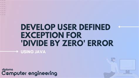 Java Throw Exception Division By Zero