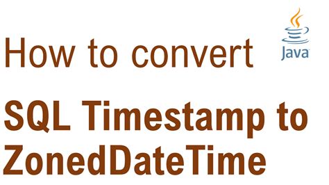 Java Timestamp To Zoneddatetime