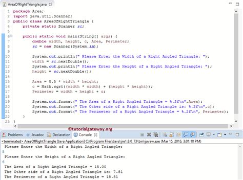 Java Triangle Type Program