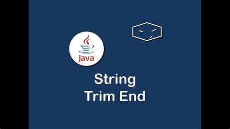 Java Trim String Right