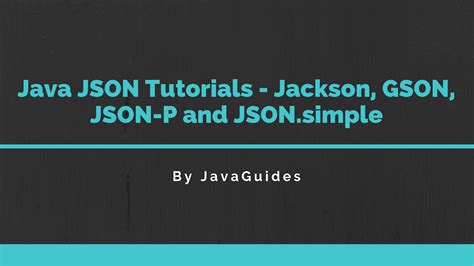 Java When To Use Jackson