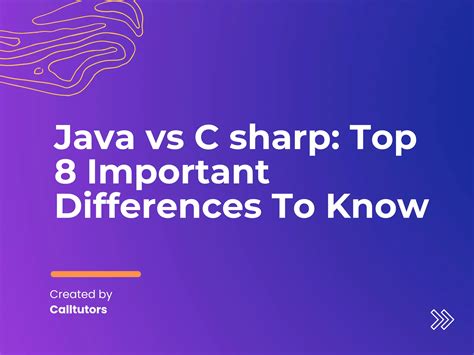 Difference Between C Sharp & Java In Tabular Form AHIRLABS