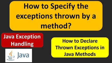 Java.lang.exception Is Never Thrown In The Method
