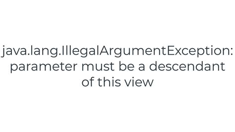 Java.lang.illegalargumentexception At Least One Property Must Be Given