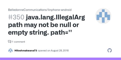 Java.lang.illegalargumentexception Given String Is Empty Or Null