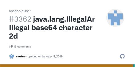 Java.lang.illegalargumentexception Illegal Base64 Character
