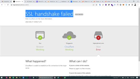 Java.lang.throwable Ssl Handshake Failed
