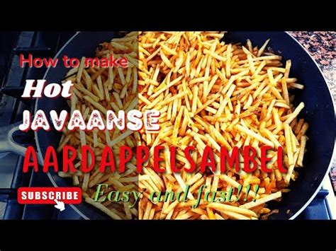javaanse aardappel sambal recept
