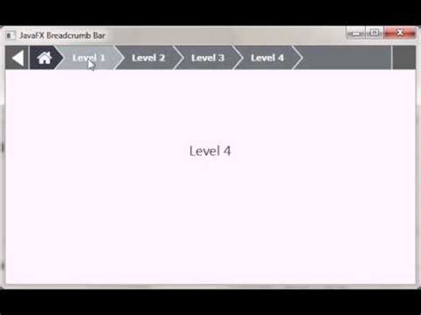 Javafx Breadcrumbs