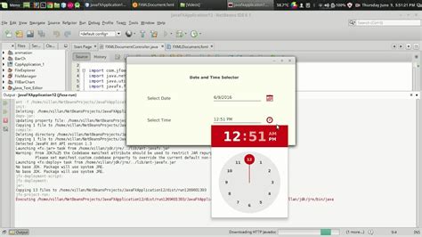 Javafx Time Listener