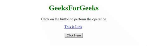 Javascript Anchor Remove Underline