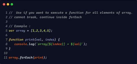 javascript array foreach function example