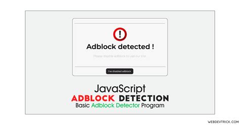 Javascript Block Adblock