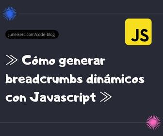 Javascript Breadcrumbs Dynamic