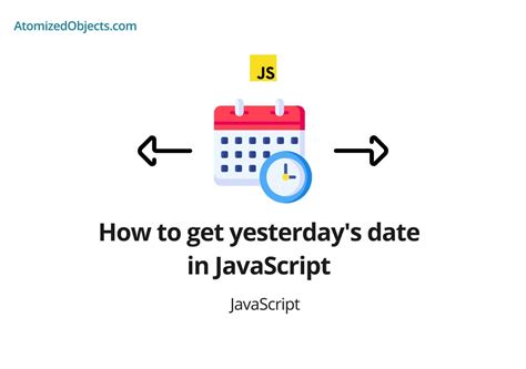 Javascript Calculate Yesterday Date