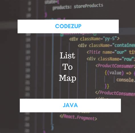 javascript convert list to map